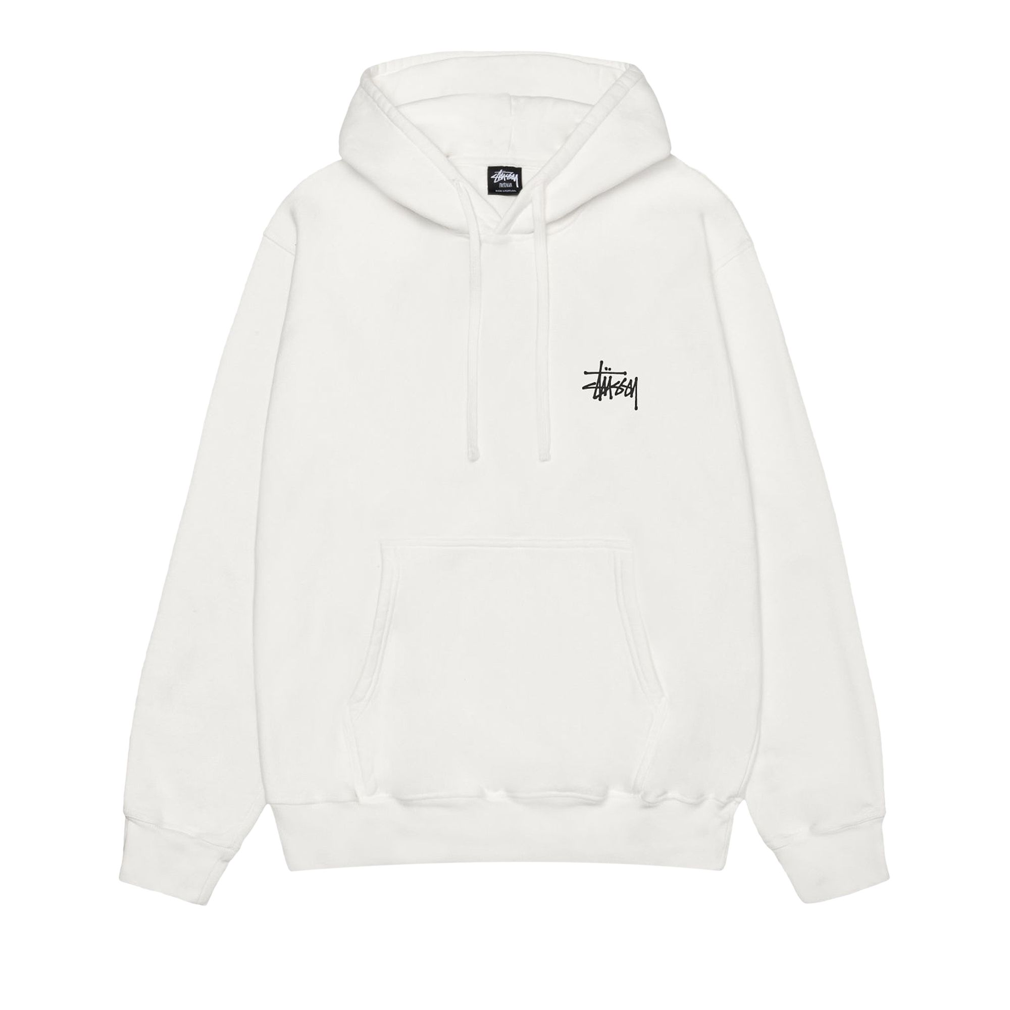 Stussy Pigment Dyed Built Tough Hoodie 'Natural' | White | Men's Size S