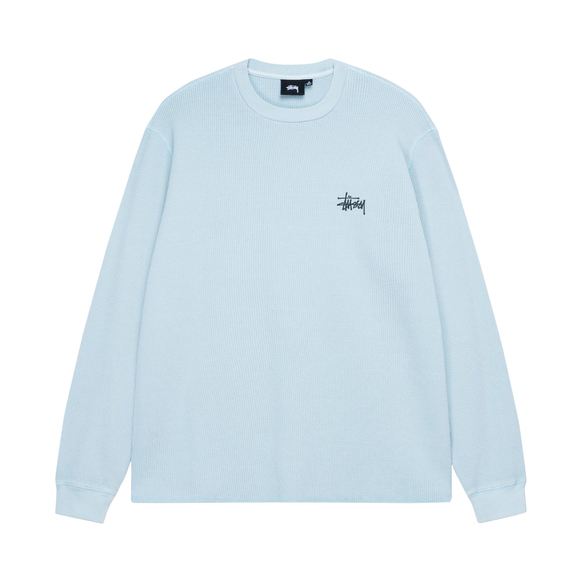 Stussy Basic Stock Long-Sleeve Thermal 'Light Blue' | Men's Size XL