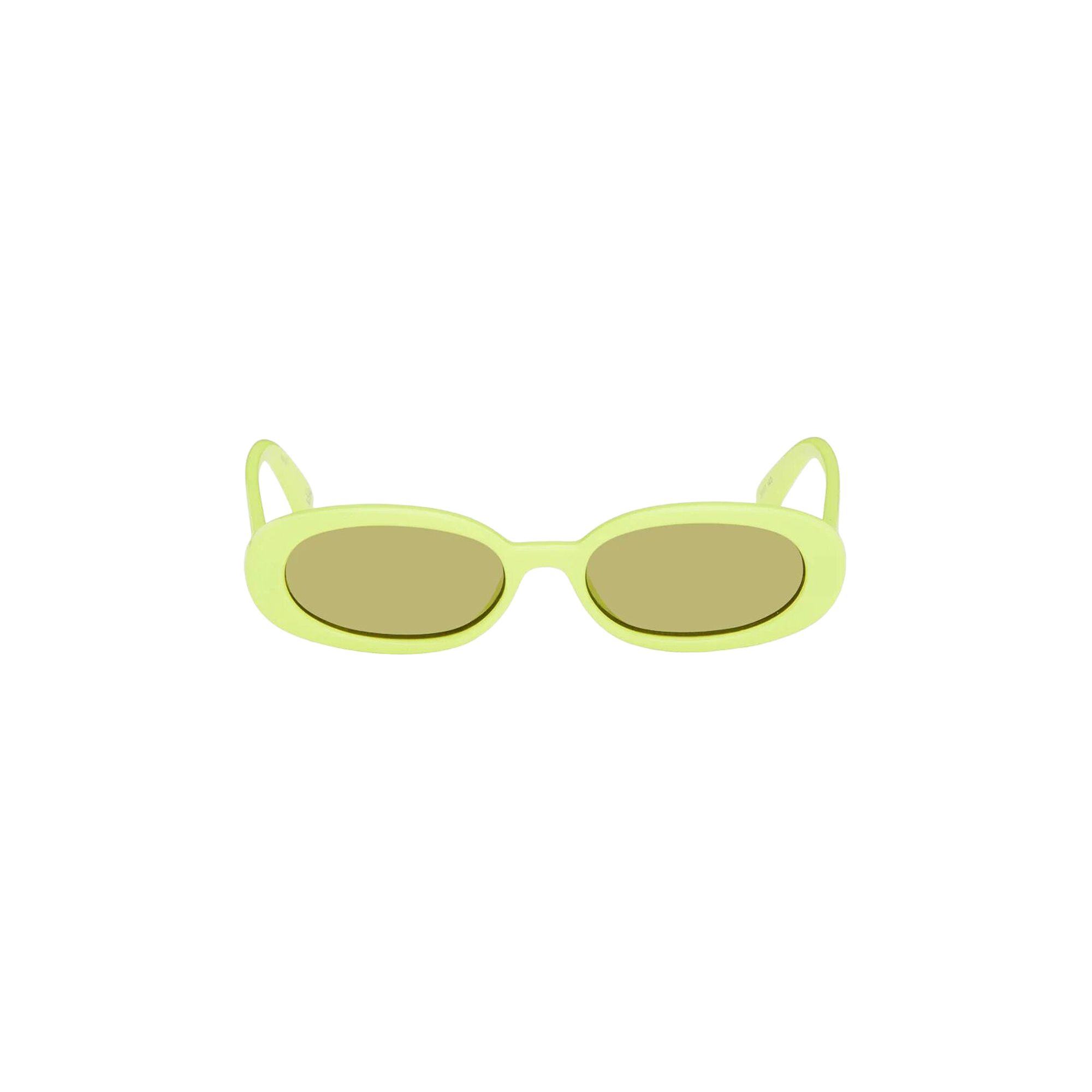 Pre-owned Le Specs Outta Love Sunglasses 'yellow'