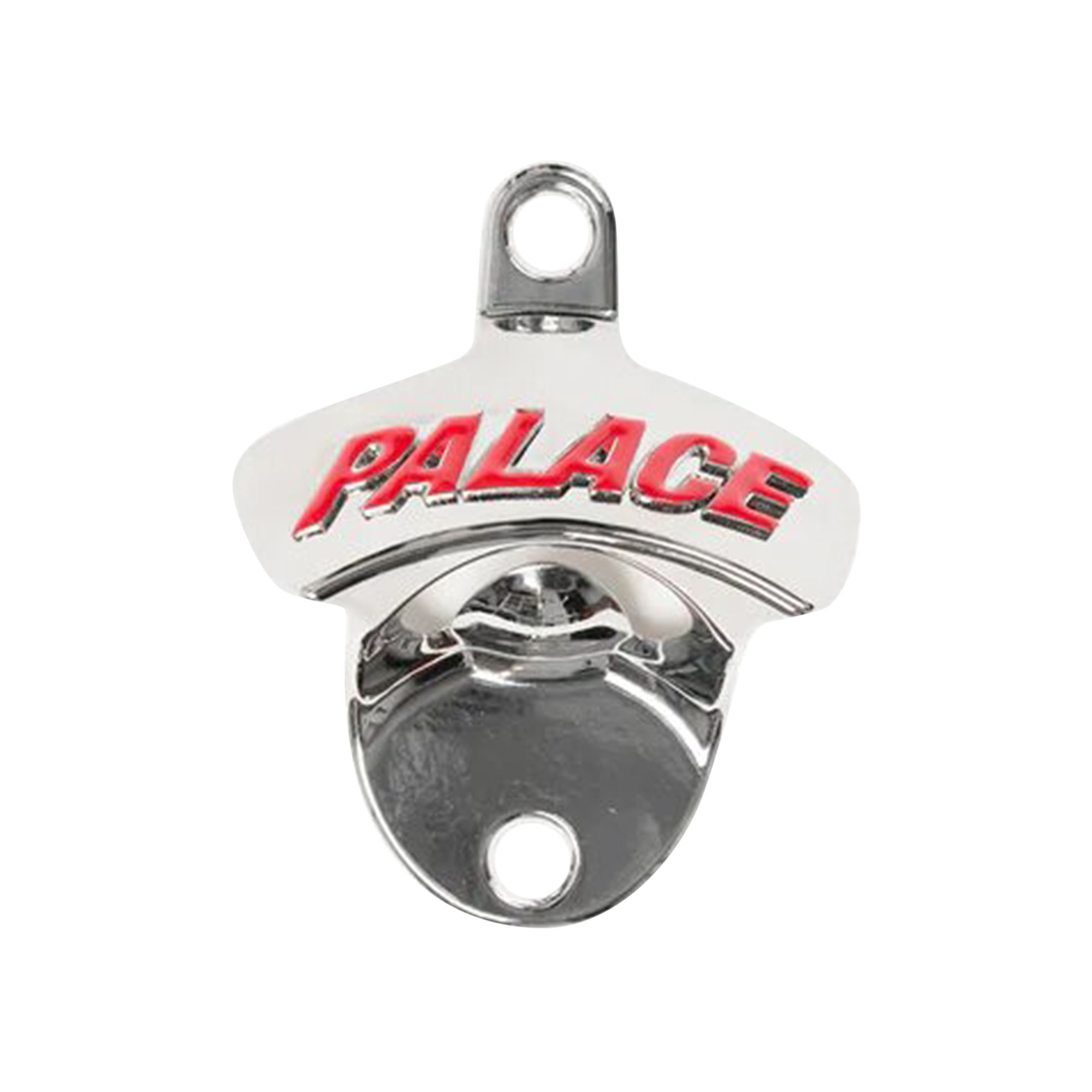 Pre-owned Palace Metal Wall Mounted Bottle Opener 'silver/red' | Men's Size Onesize