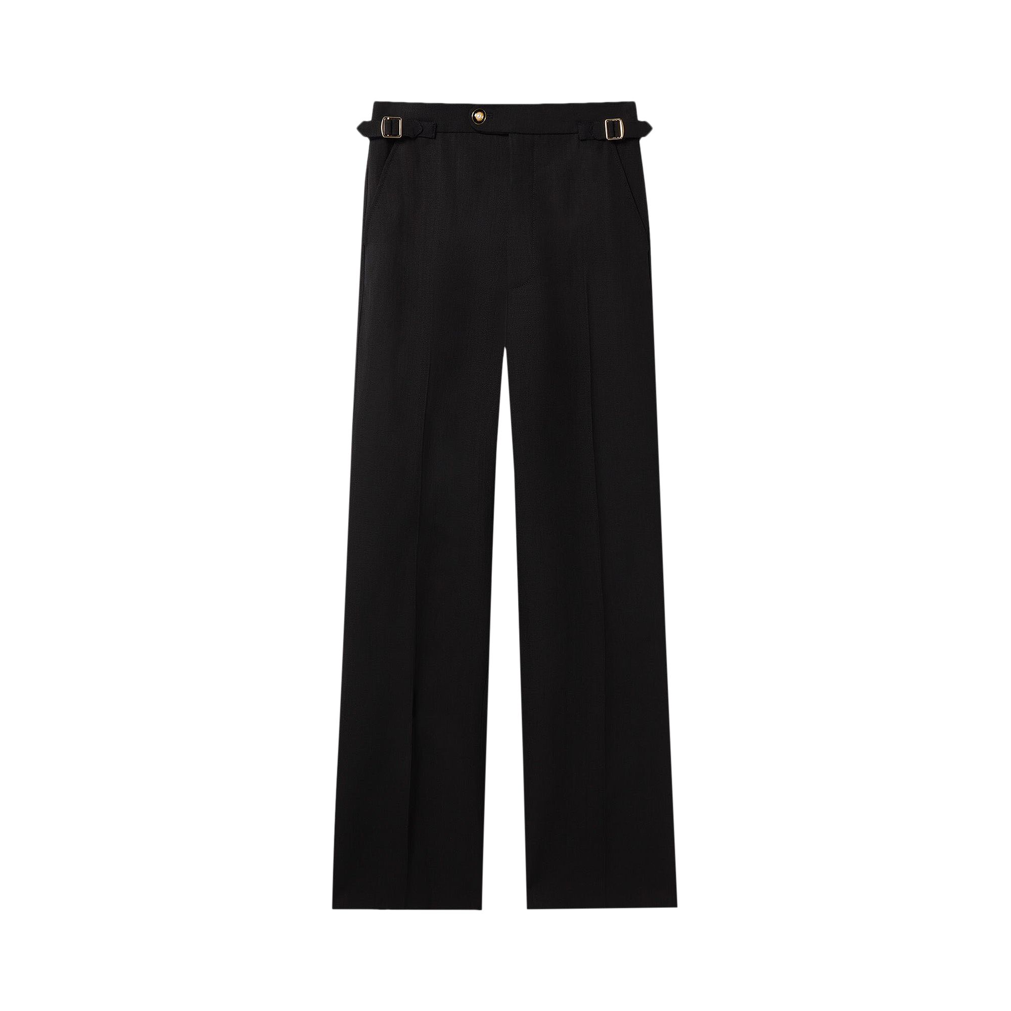 Pre-owned Casablanca Straight Leg Trousers With Side Adjusters 'black' | Men's Size 50