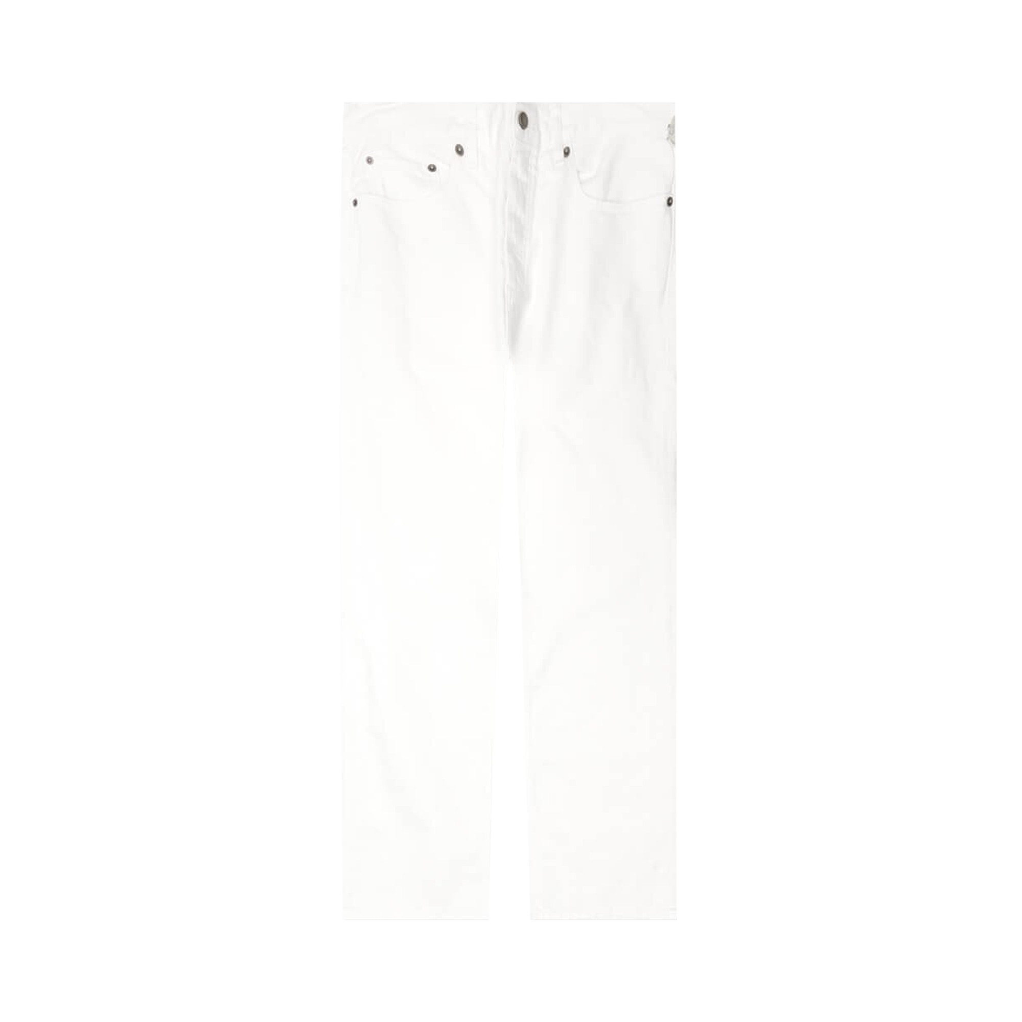 Pre-owned Essentials Fear Of God  5 Pocket Jean 'cloud Dancer' In Cream