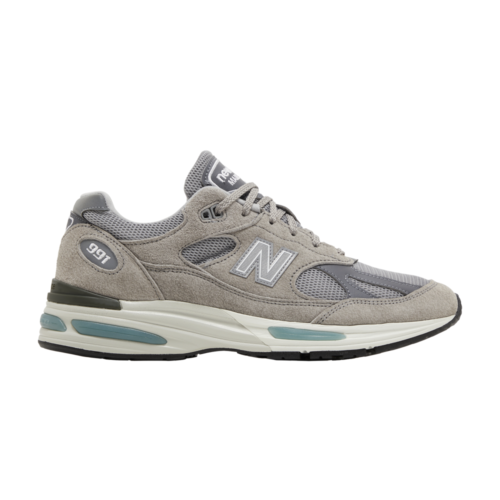 Pre-owned New Balance 991v2 Made In England 'rock Ridge' In Grey