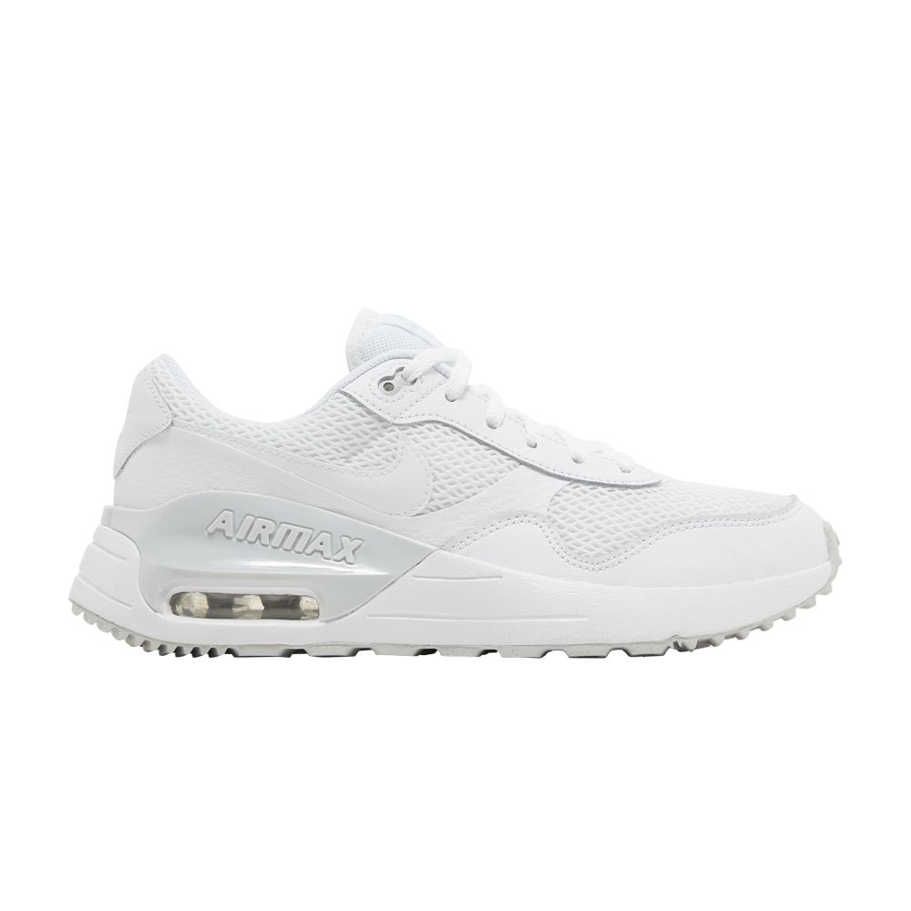 Pre-owned Nike Air Max Systm Gs 'white Pure Platinum' | Kid's Size 3.5