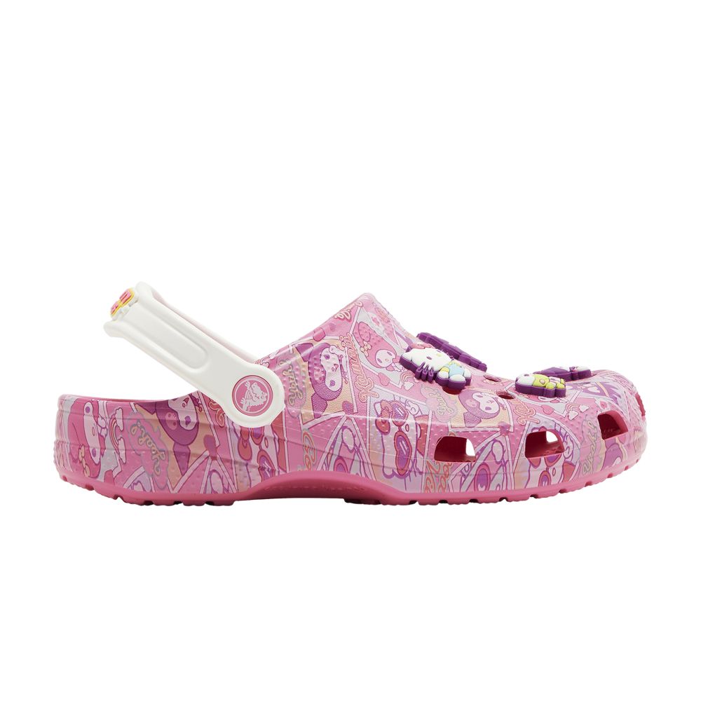 Pre-owned Crocs Hello Kitty X  Classic Clog Kids 'hello Kitty And Friends' | Pink | Kid's Size 13