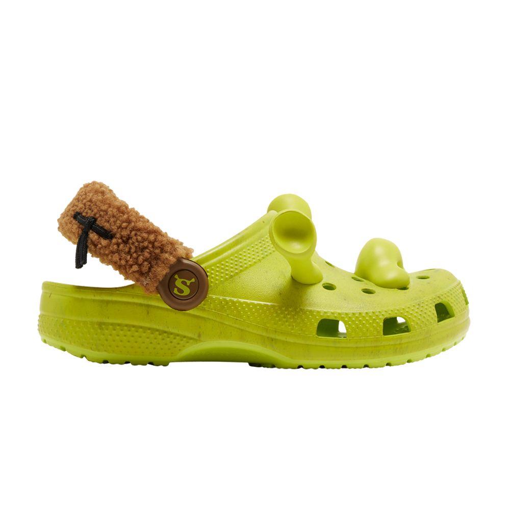 Pre-owned Crocs Dreamworks X  Classic Clog Kids 'shrek' | Green | Kid's Size 3