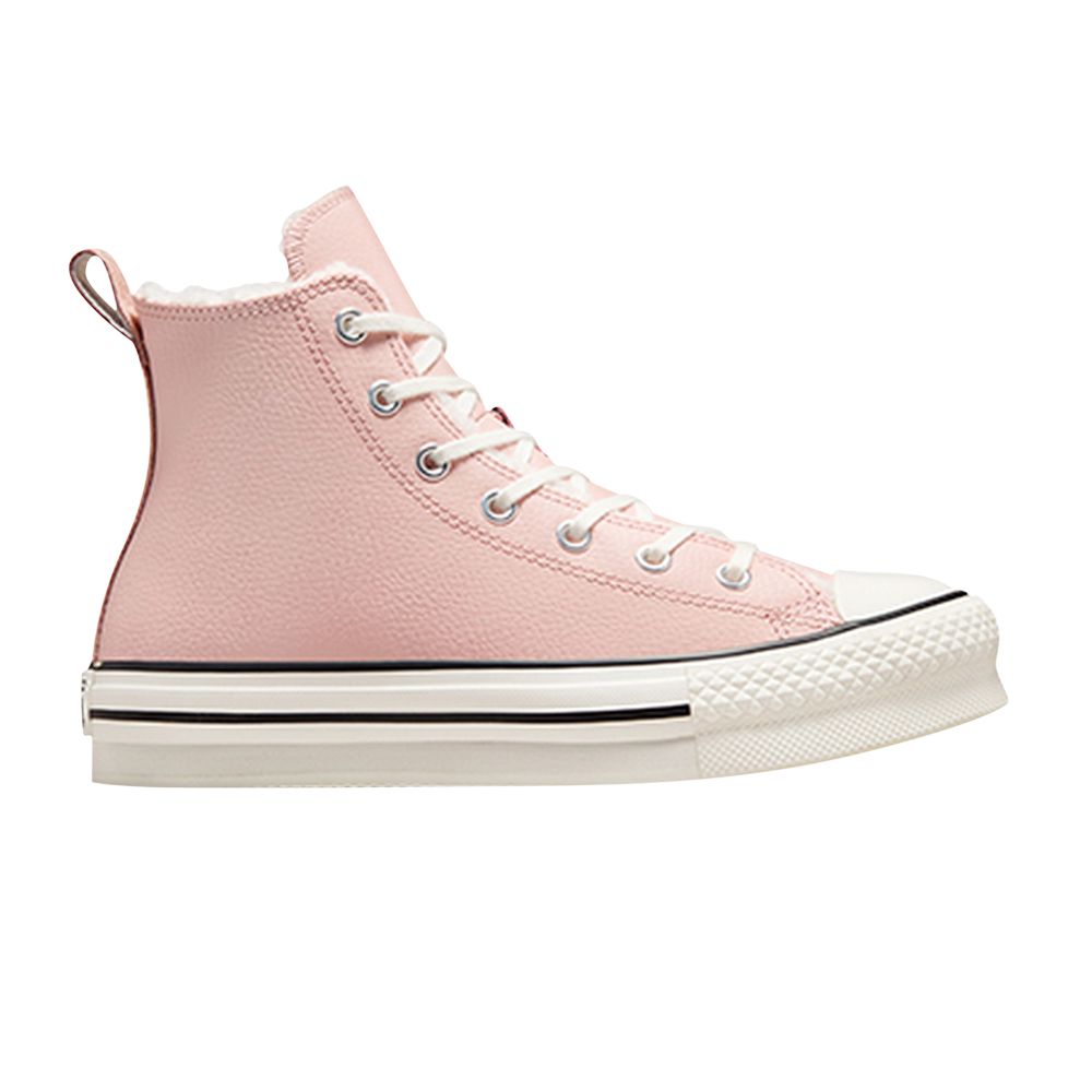 Pre-owned Converse Chuck Taylor All Star Lift Platform High Gs 'sherpa - Pink Sage' | Kid's Size 5.5