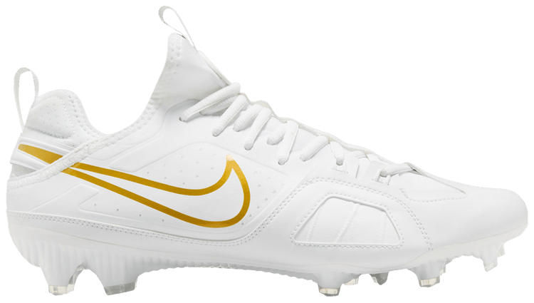 Nike Huarache 9 Varsity LAX White Metallic Vivid Gold