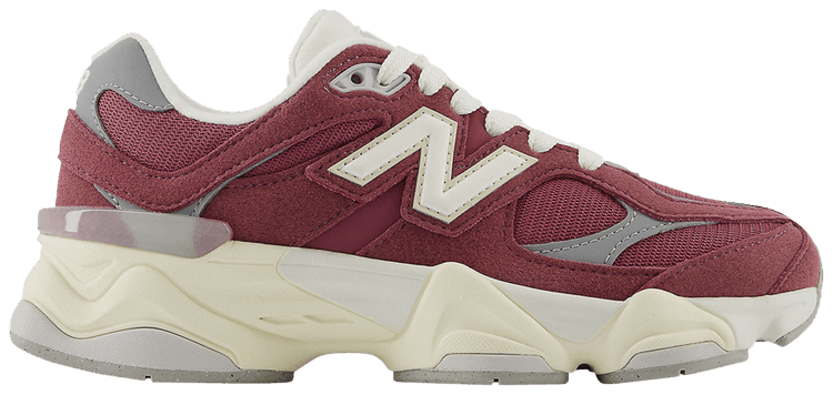 New Balance 9060 Big Kid Washed Burgundy