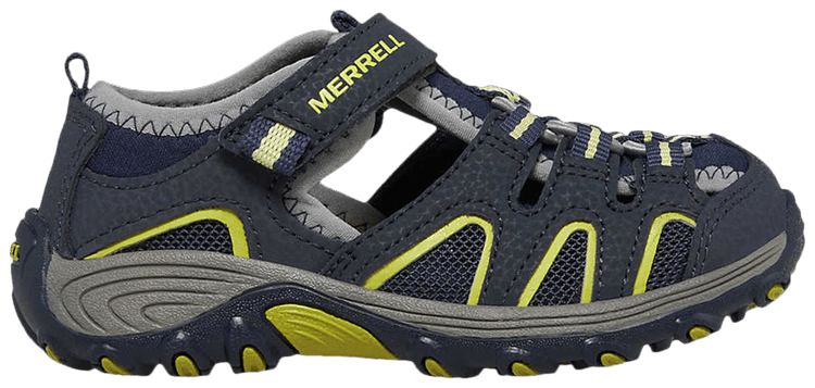 Merrell Hydro H2O Sandal Little Kid Navy Lime