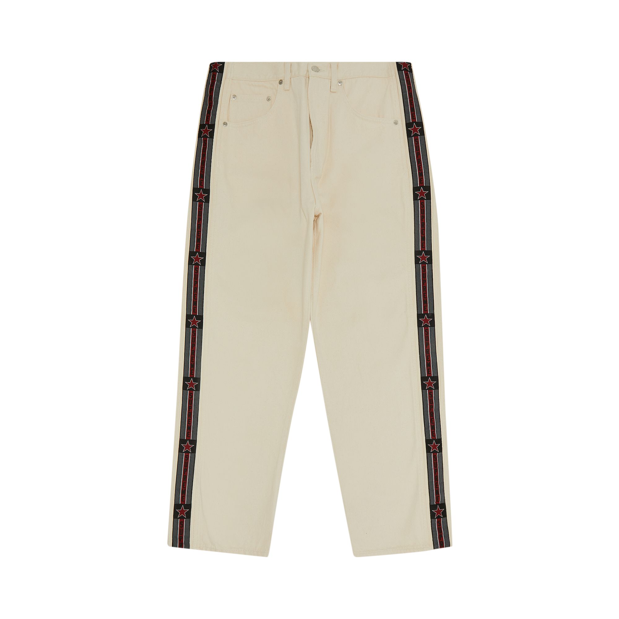 Supreme Snap-Off Baggy Jean 'Natural' | Cream | Men's Size 34