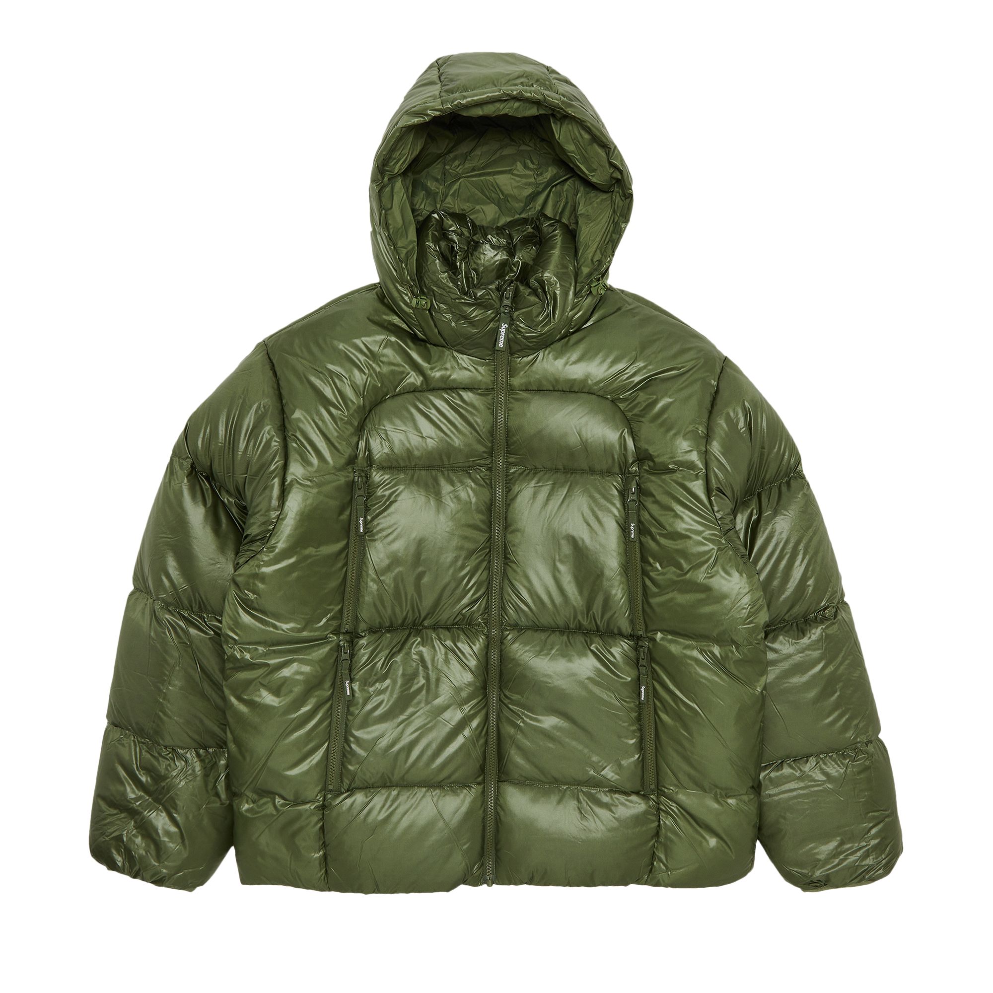 Supreme Featherweight Down Puffer Jacket 'Olive' | Green | Men's Size L