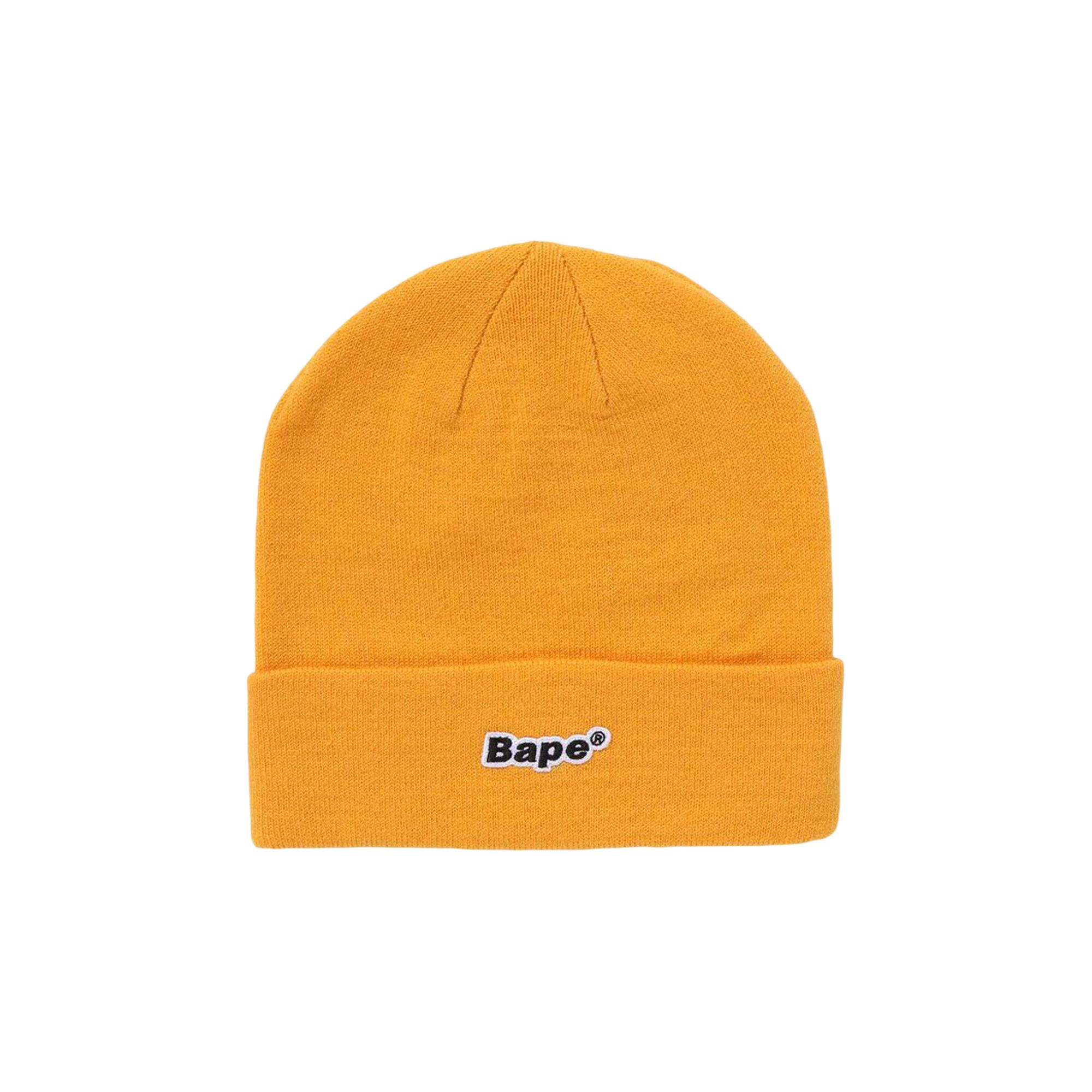 BAPE Patch Knit Cap 'Yellow' | Men's Size Onesize