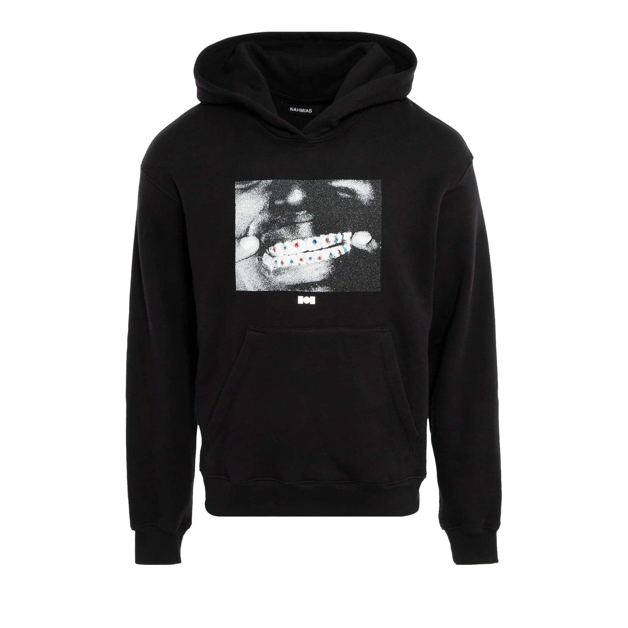 Pre-owned Nahmias Kodak Crystal Grillz Hoodie 'black' | Men's Size Xl
