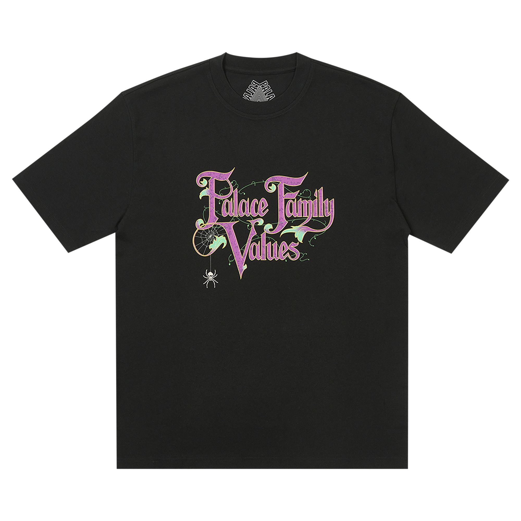 Pre-owned Palace Family Values T-shirt 'black'