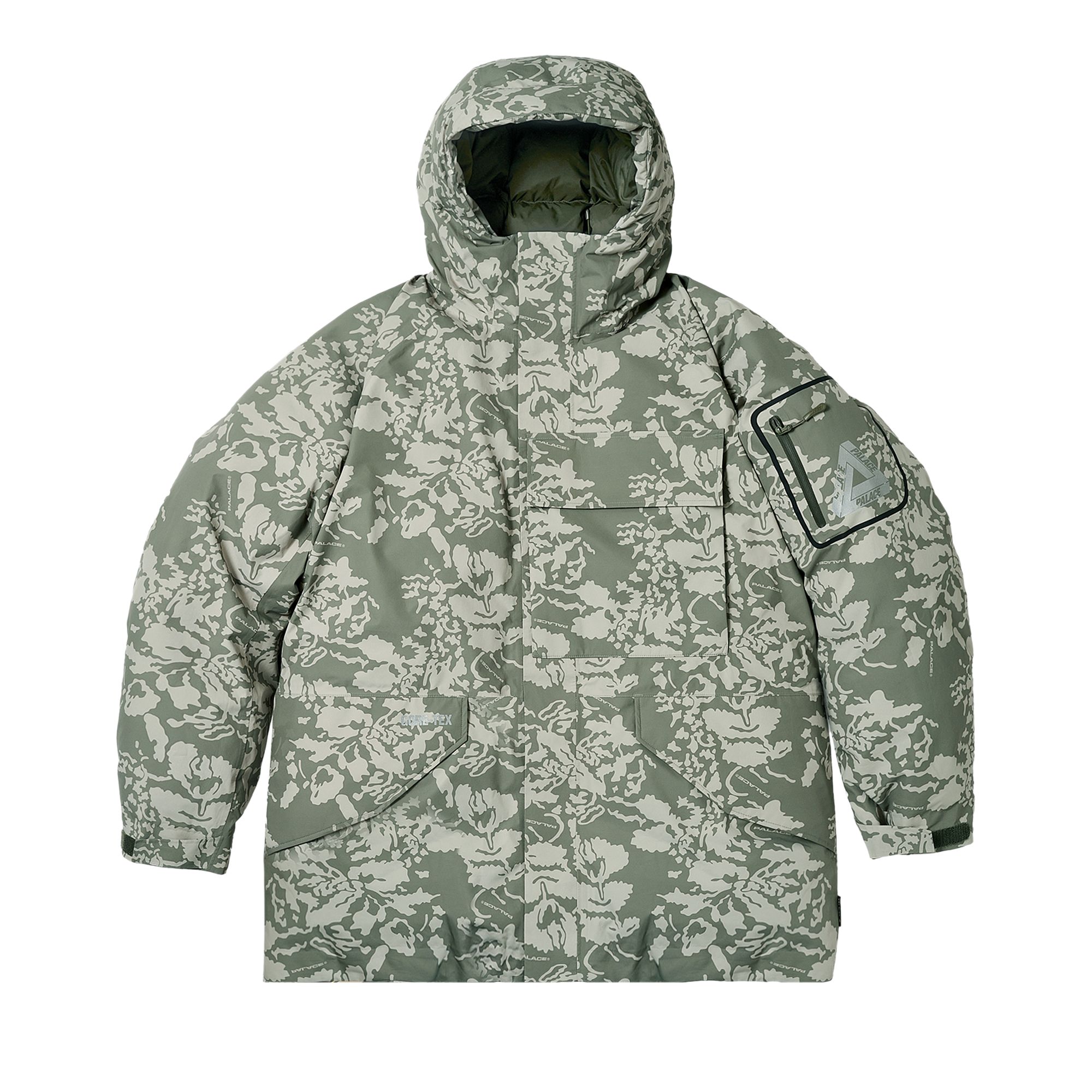 Palace GORE-TEX Cargo Down Parka 'Leaf DPM' | Green | Men's Size S