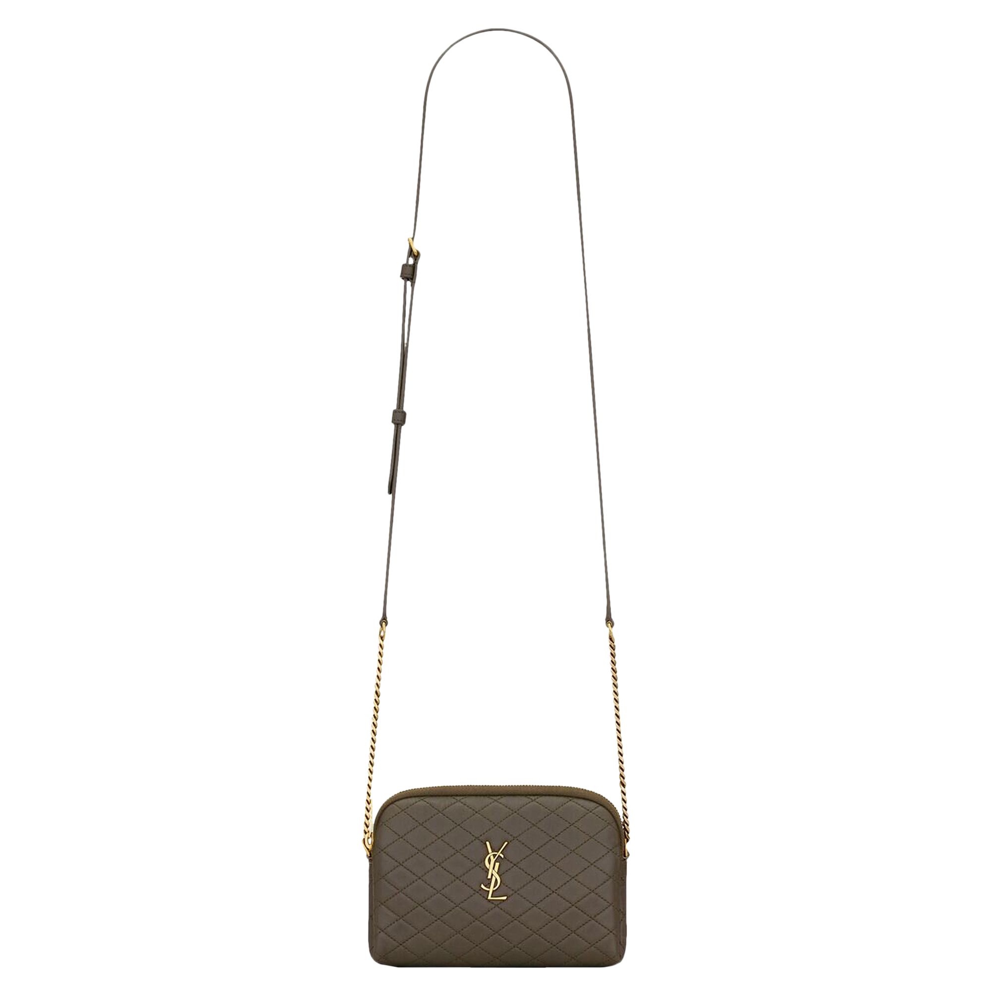 Pre-owned Saint Laurent Envelope Bag 'light Musk' In Brown