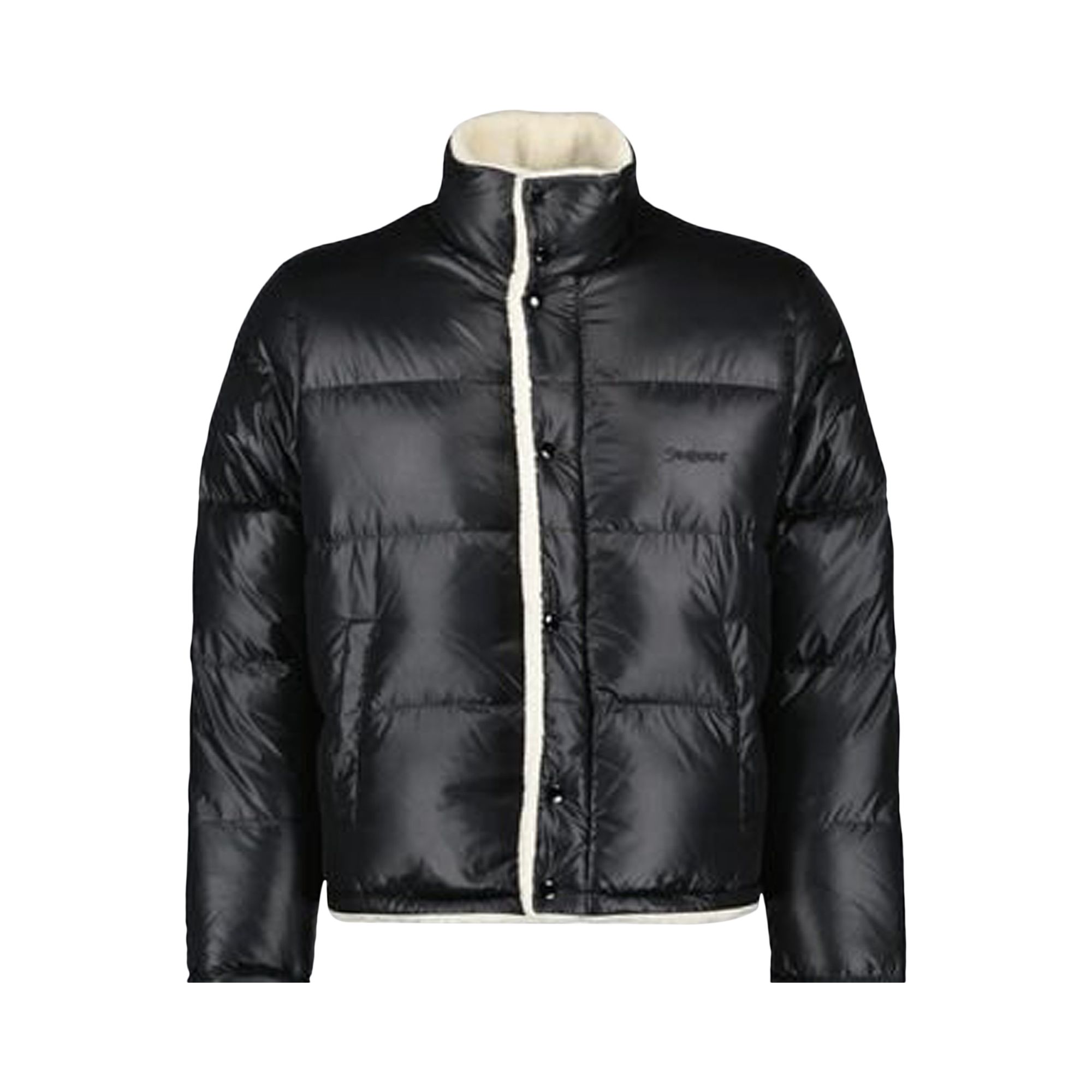 Pre-owned Saint Laurent Doudoune Faux Shearling Jacket 'brilliant Black' | Men's Size 52