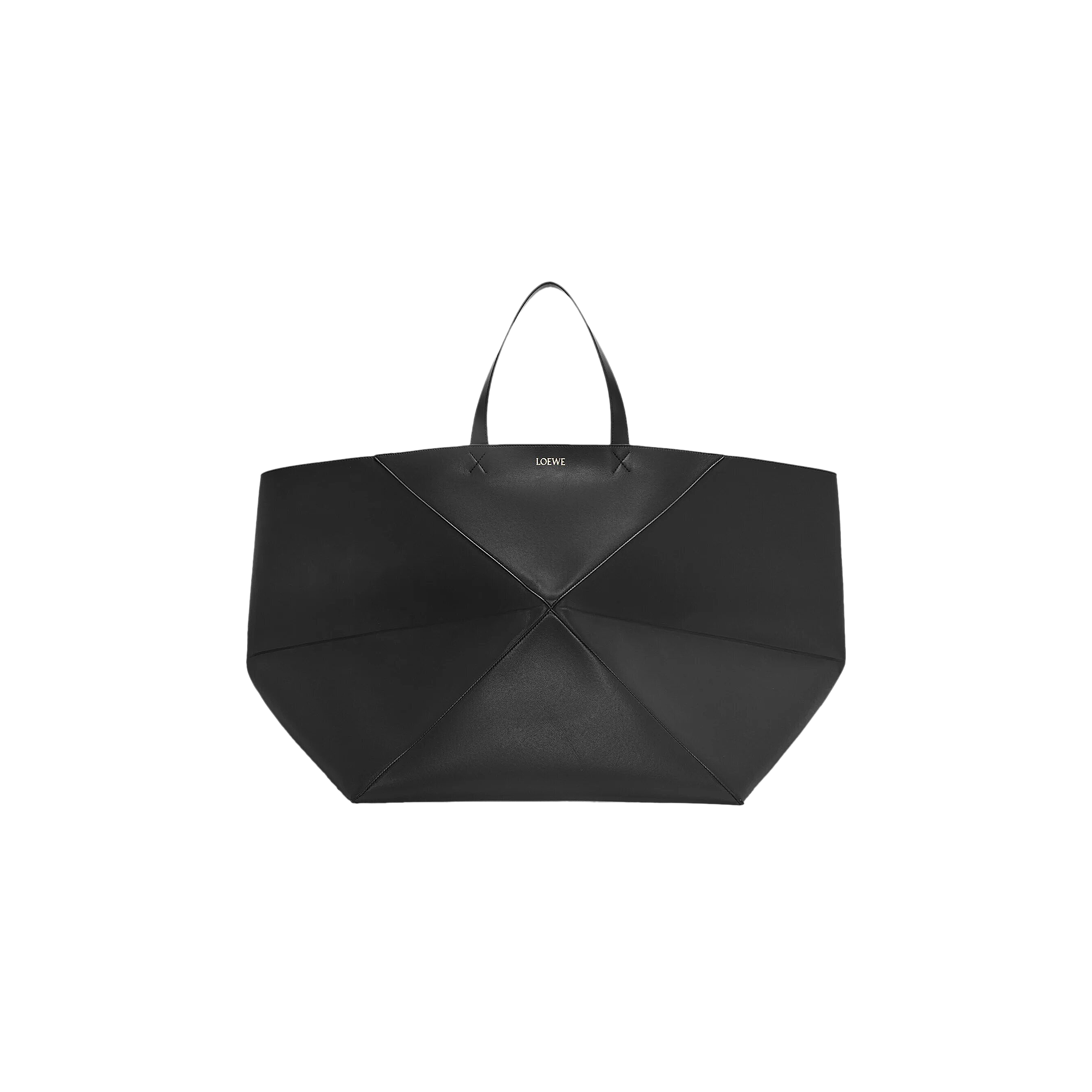 Pre-owned Loewe Xxl Puzzle Fold Tote Bag 'black'