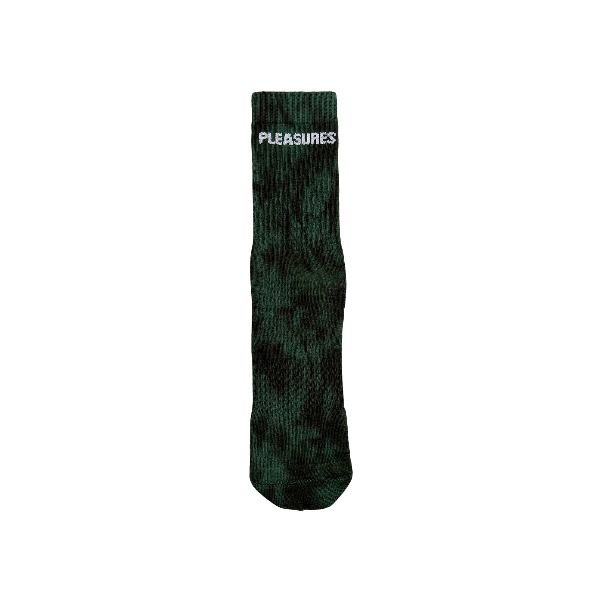 Pre-owned Pleasures Indie Dye Socks 'hunter' In Green