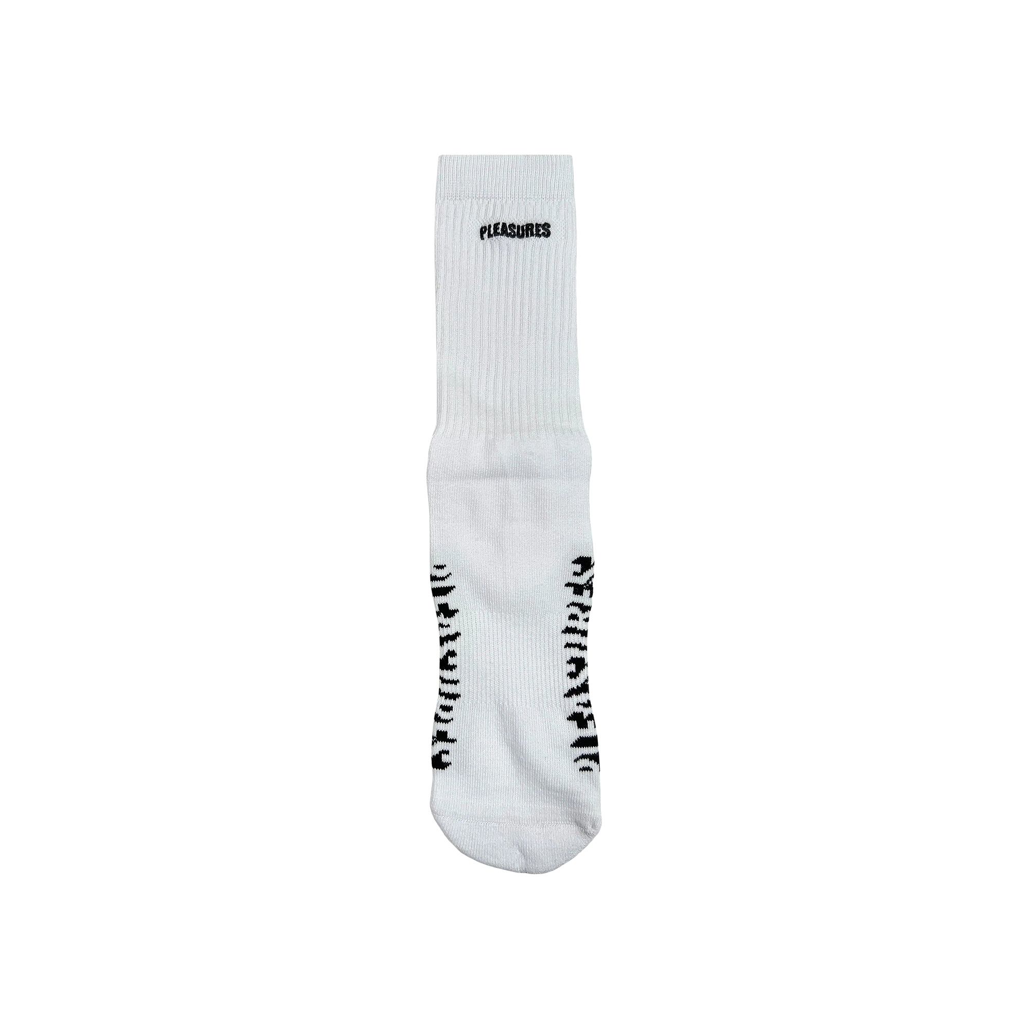 Pre-owned Pleasures Knock Out Socks 'white'