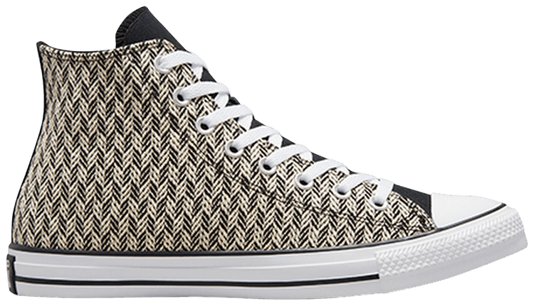 Converse Chuck Taylor All Star High Herringbone   Egret