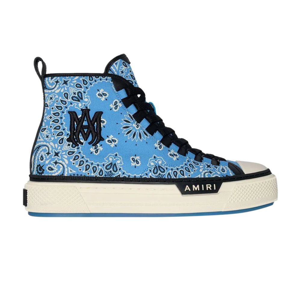 Amiri Amiri Court High 'Bandana - Carolina Blue' | Men's Size 43