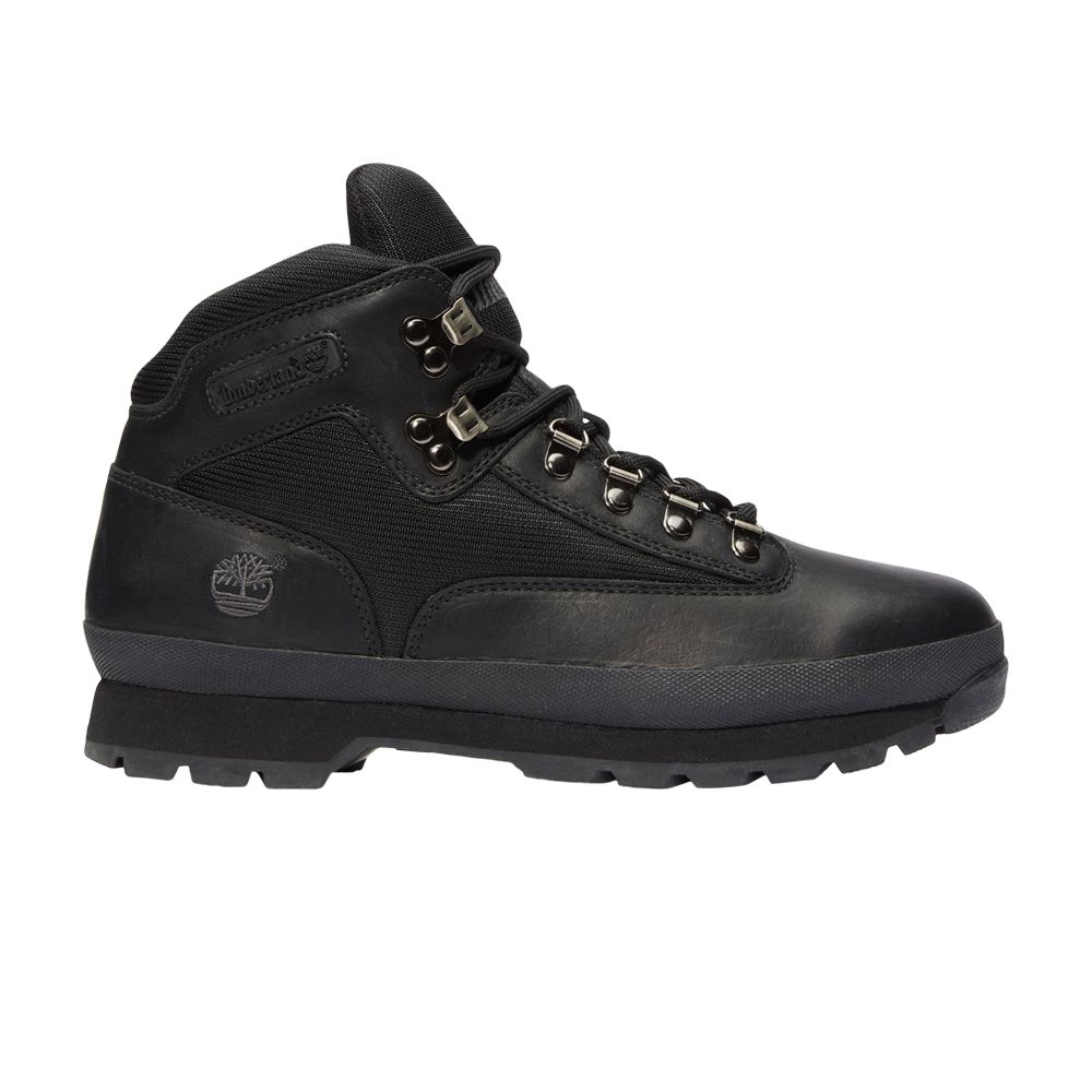 Pre-owned Timberland Euro Hiker Mid Boot 'triple Black'
