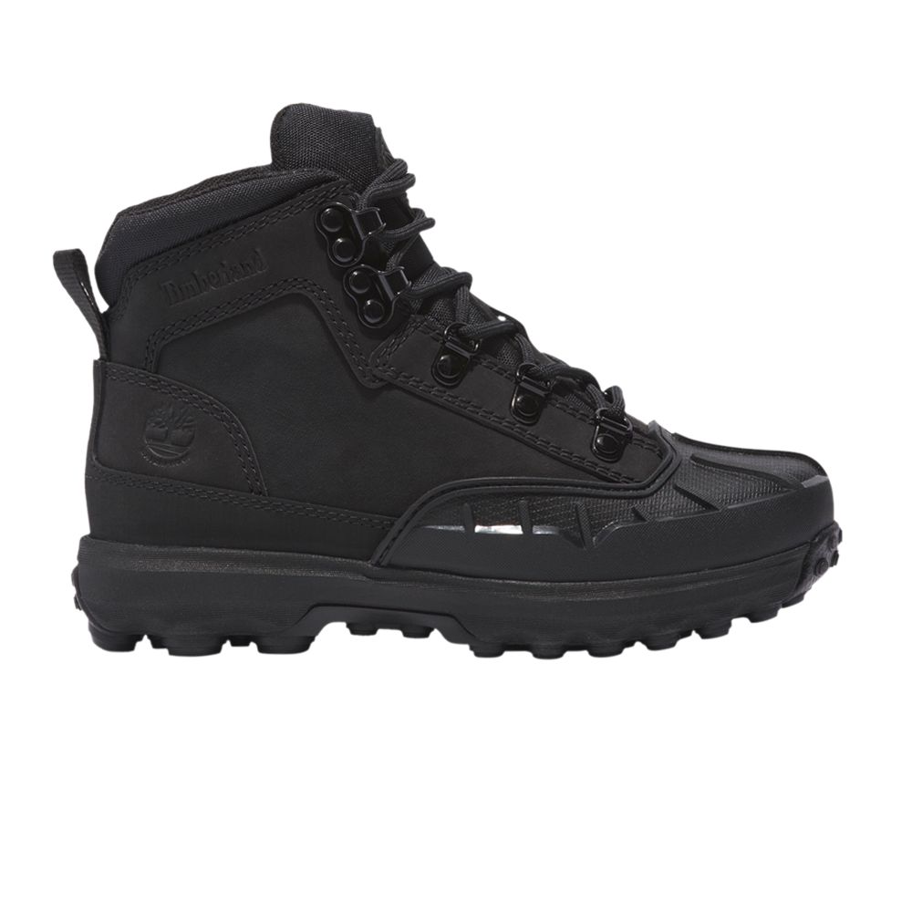 Pre-owned Timberland Converge Rubber Toe Boot Youth 'triple Black' | Kid's Size 3