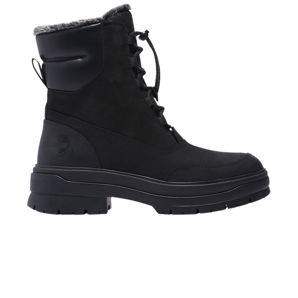 Pre-owned Timberland Wmns Brooke Valley Warm Lined Boot 'triple Black'