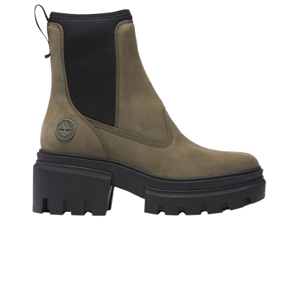Pre-owned Timberland Wmns Everleigh Chelsea Boot 'dark Green' | Women's Size 6