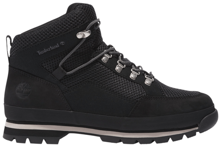 Timberland Wmns Euro Hiker Mid Boot Triple Black