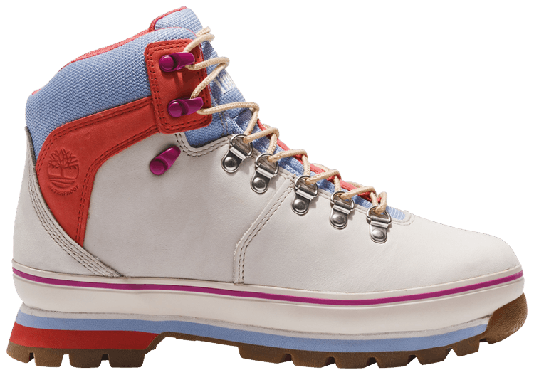 Timberland Wmns Euro Hiker Boot Cream Red