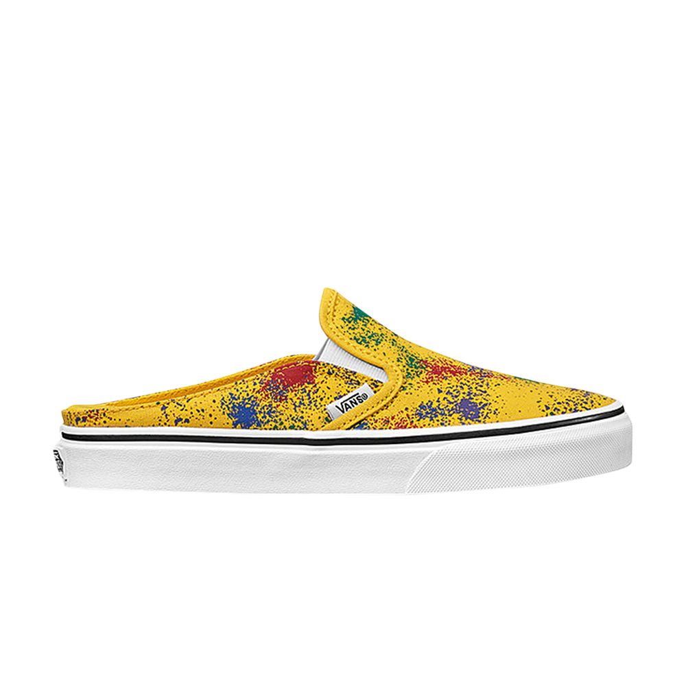 Vans Classic Slip-On Mule 'Overspray - Freesia' | Yellow | Men's Size 9