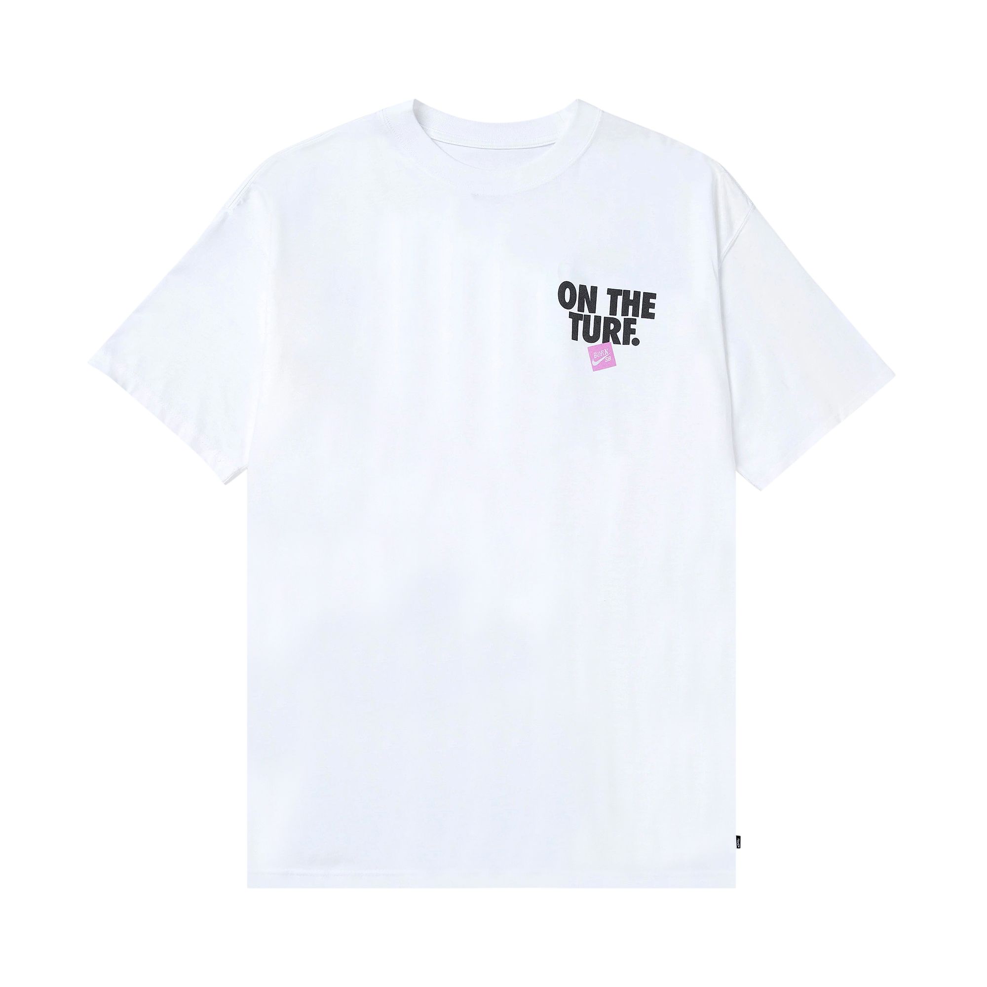 Nike SB x Born x Raised On The Turf T-Shirt 'White/3M' | Men's Size XL