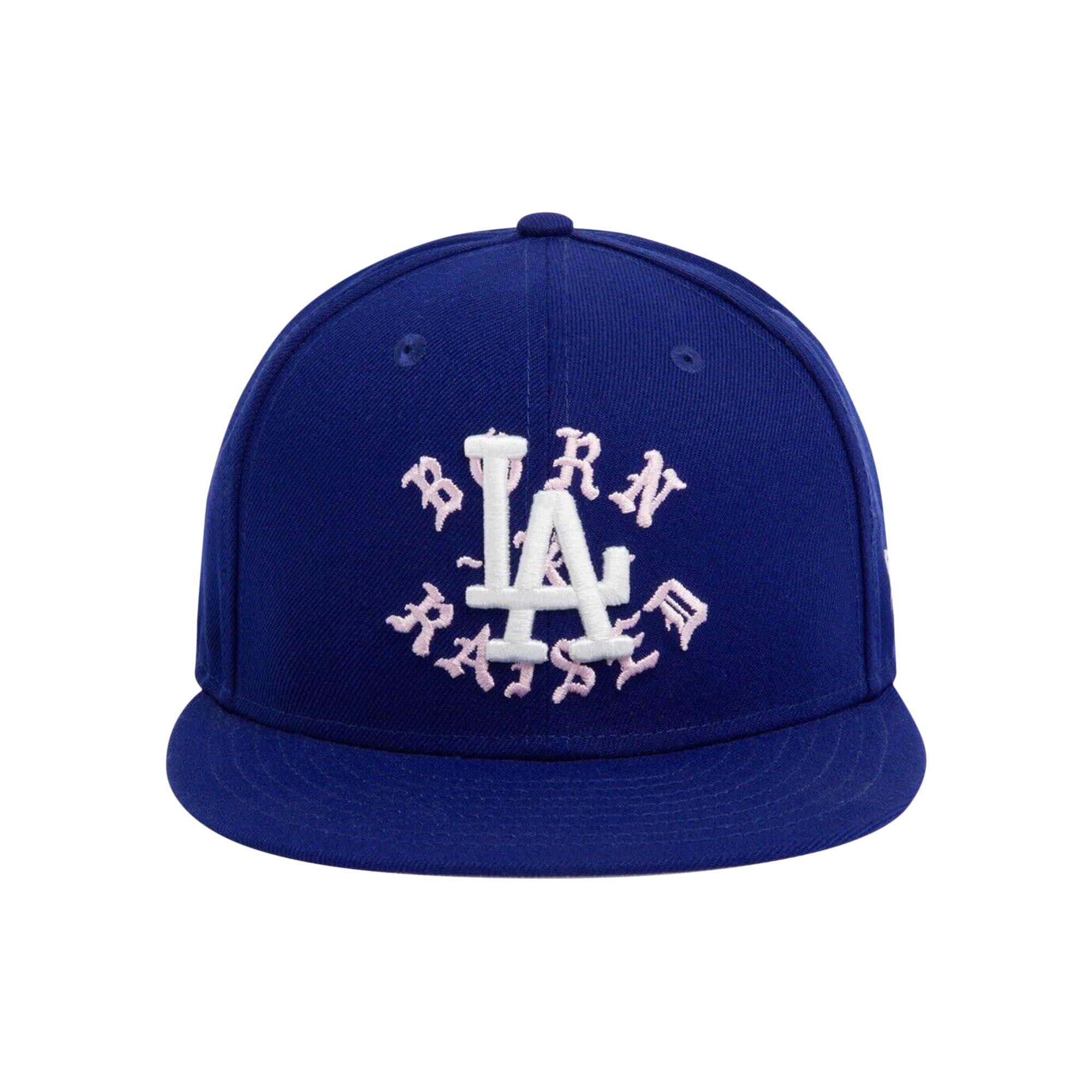 Nike x Born x Raised Dodgers LA Rocker Fitted Hat 'Venice Blue/Pink' | Men's Size 7.25