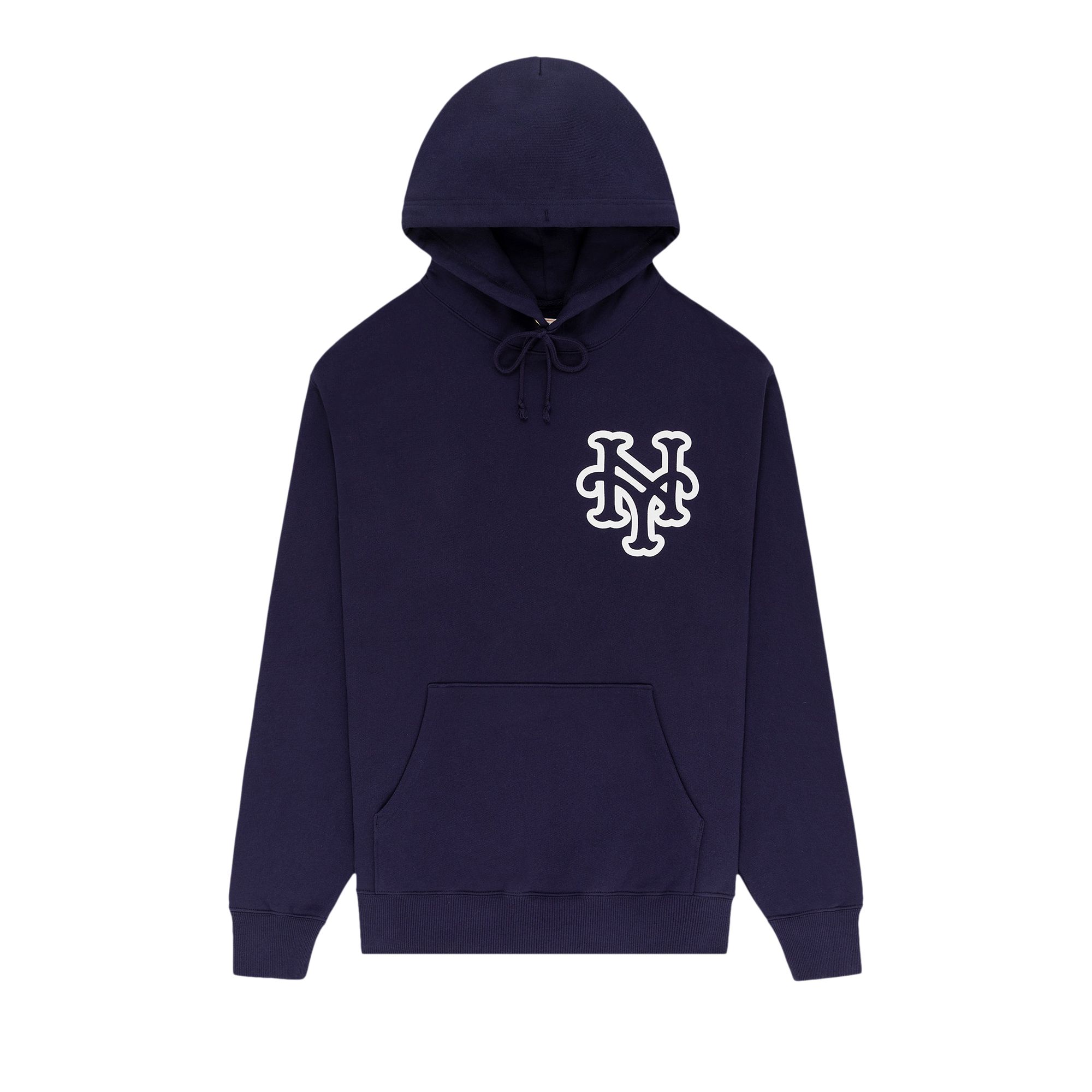 Pre-owned Aimé Leon Dore X New York Mets Big Logo Hoodie 'eclipse' | Blue | Men's Size L
