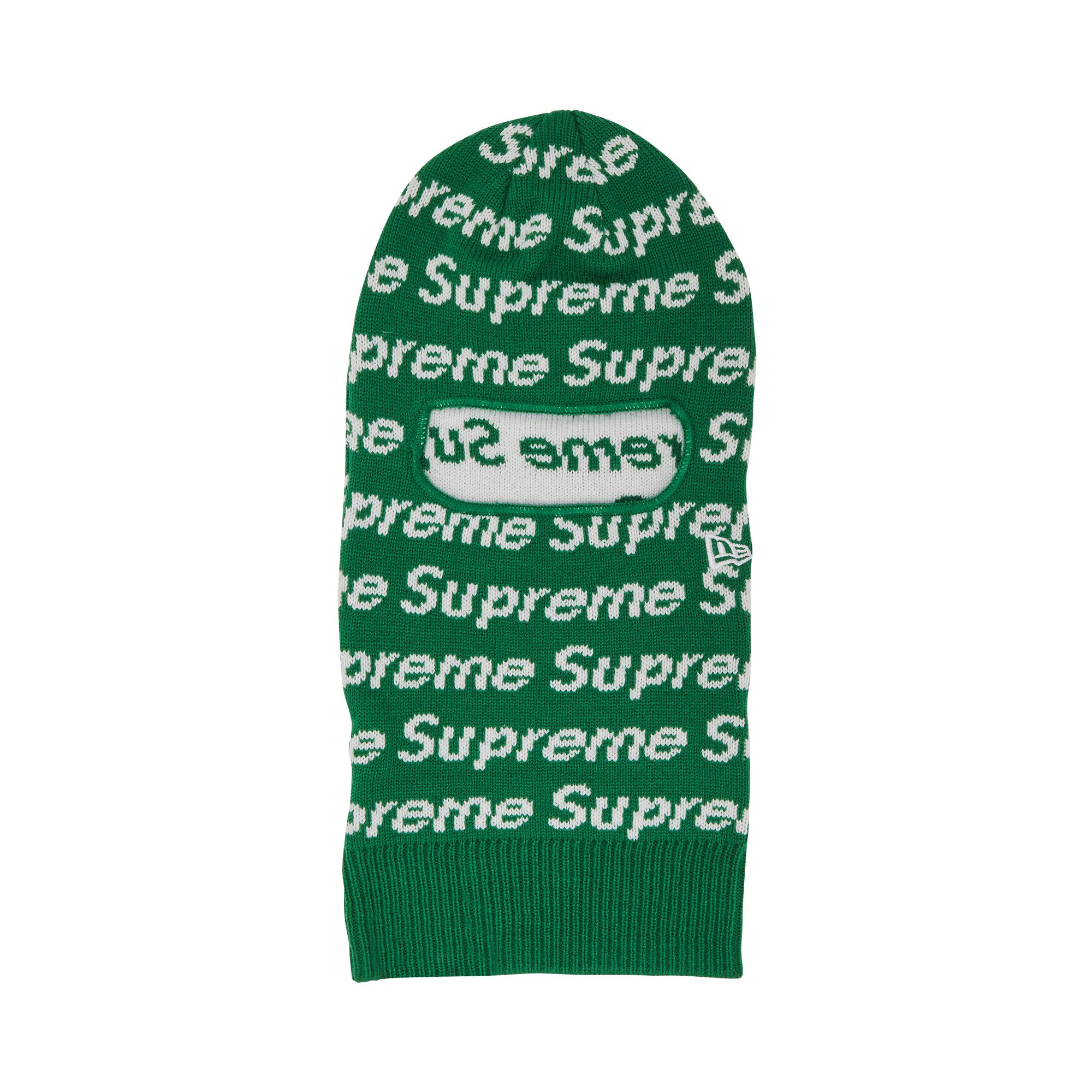 Supreme x New Era Repeat Balaclava 'Green' | Men's Size Onesize