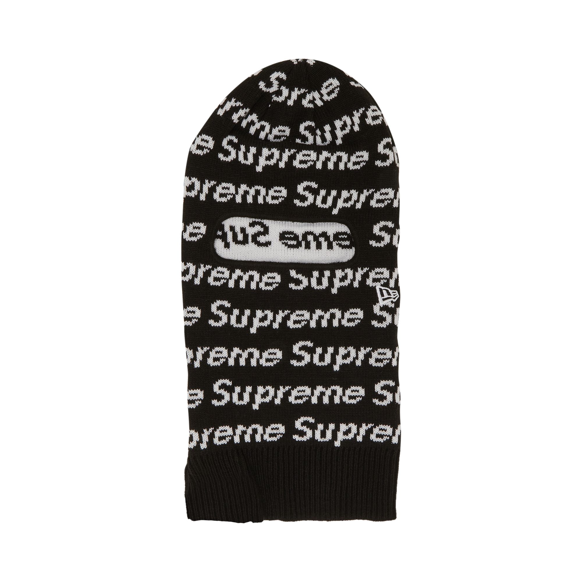 Supreme x New Era Repeat Balaclava 'Black' | Men's Size Onesize