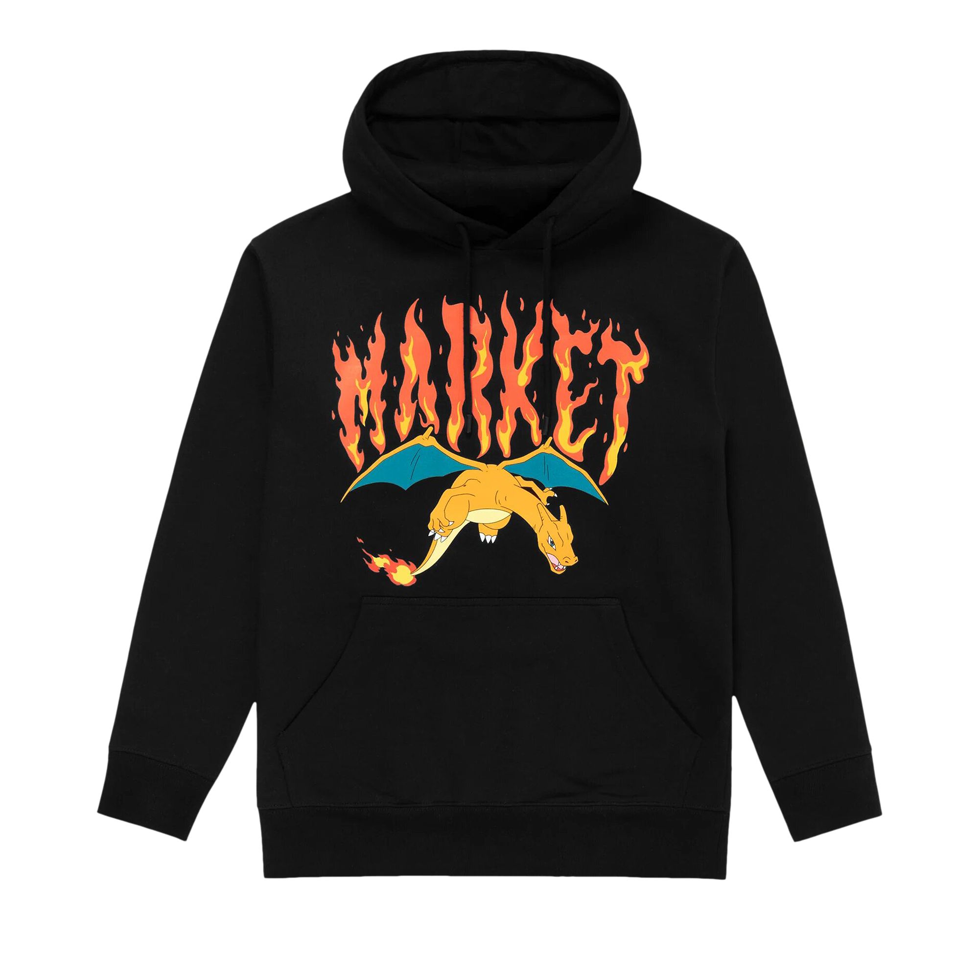 Pre-owned Market Charizard Hoodie 'black' | Men's Size Xxl
