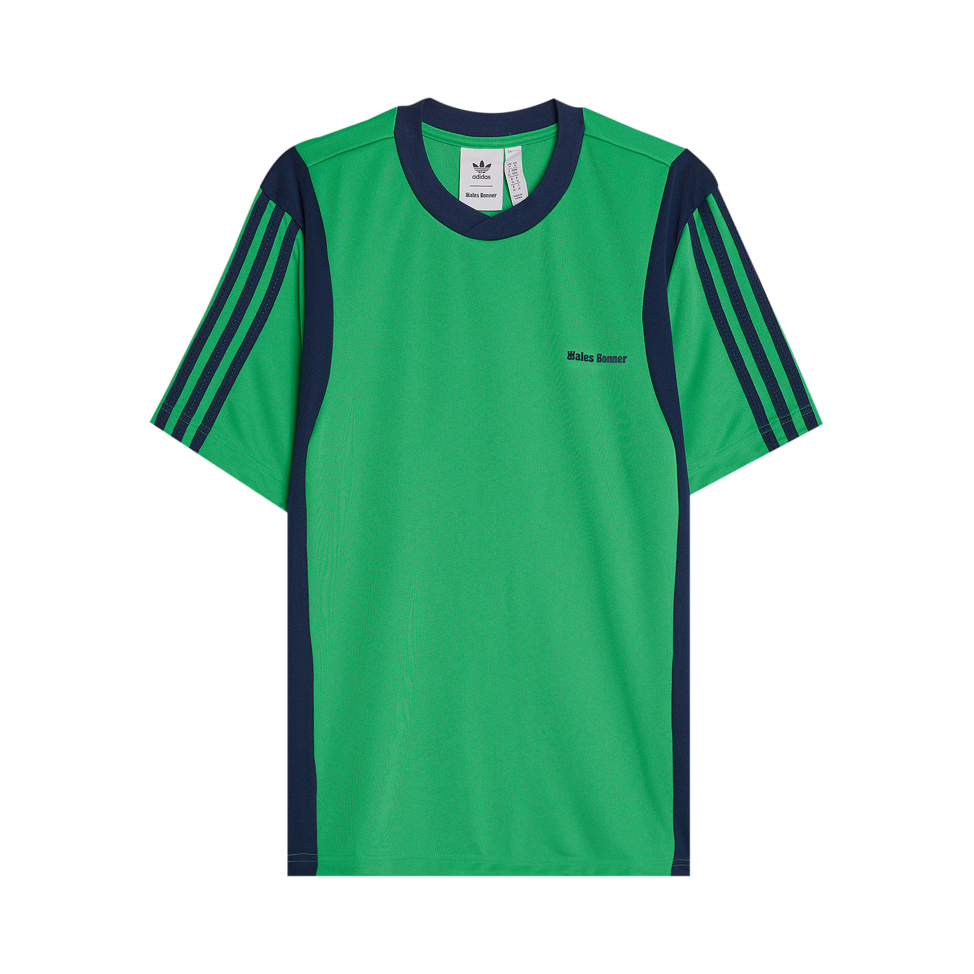 Pre-owned Adidas Originals Adidas X Wales Bonner Football Shirt 'vivid Green'