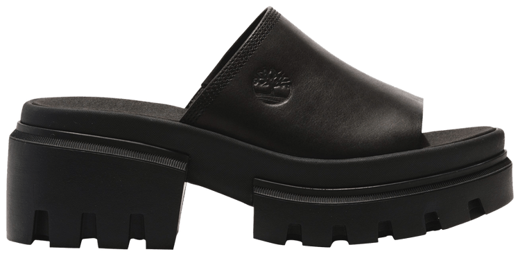 Timberland Wmns Everleigh Slide Sandal Triple Black