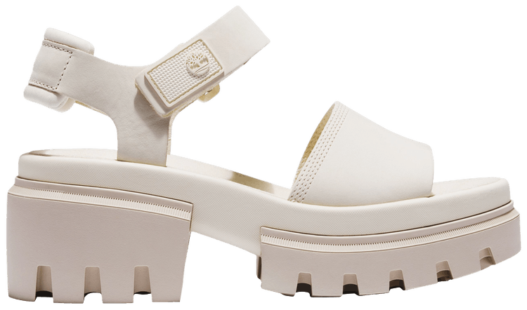 Timberland Wmns Everleigh Ankle Strap Sandal Triple White