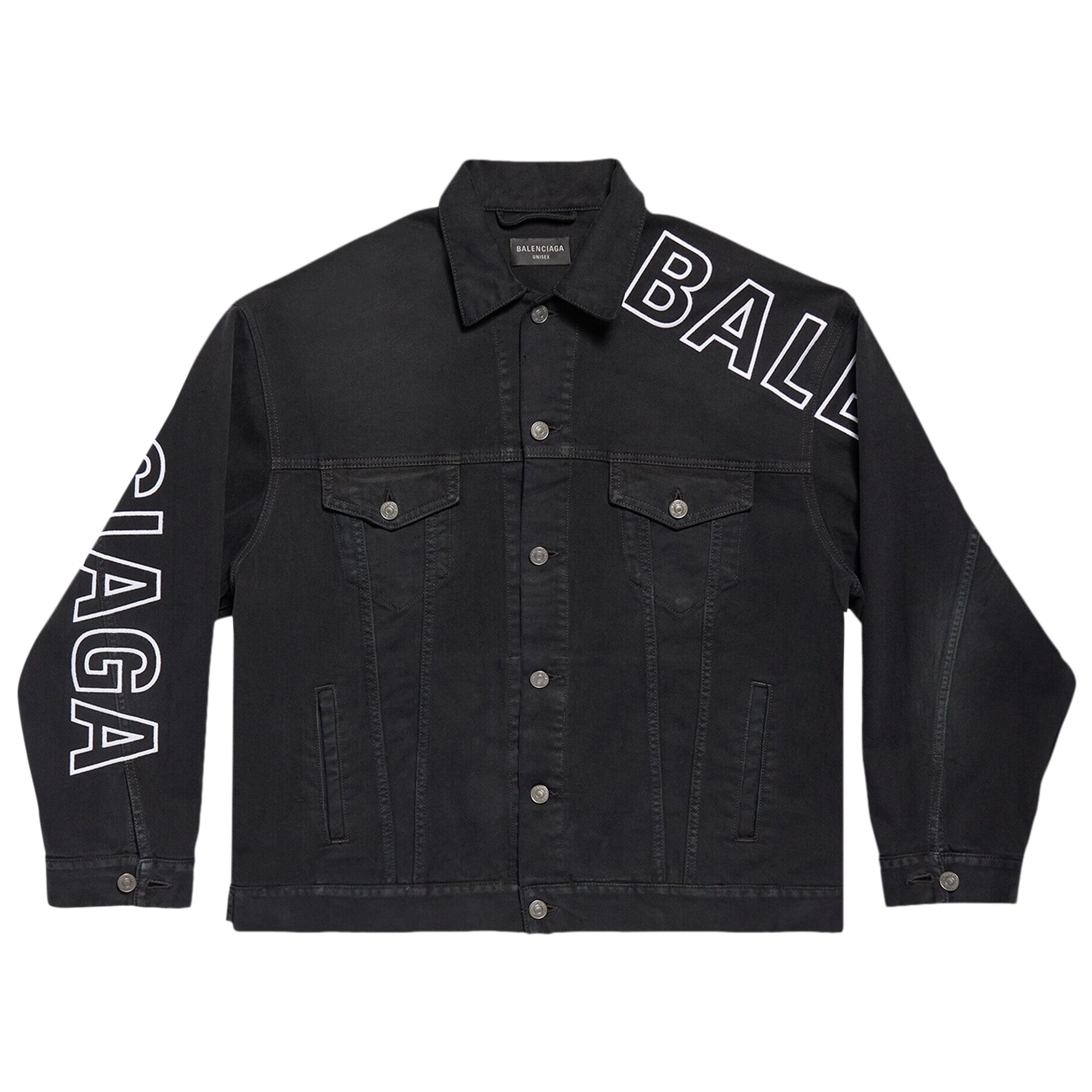 Pre-owned Balenciaga Large Fit Jacket 'sun Bleached Black'