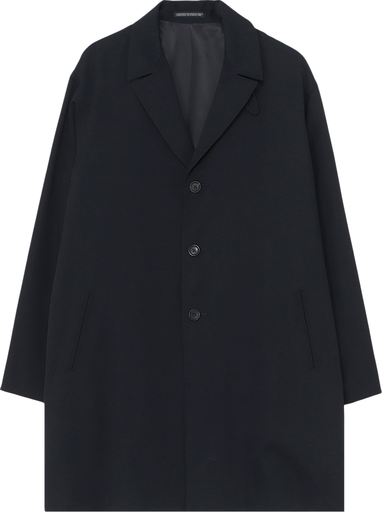 Yohji Yamamoto Pour Homme Tab Attached Shirt Jacket 'Black'