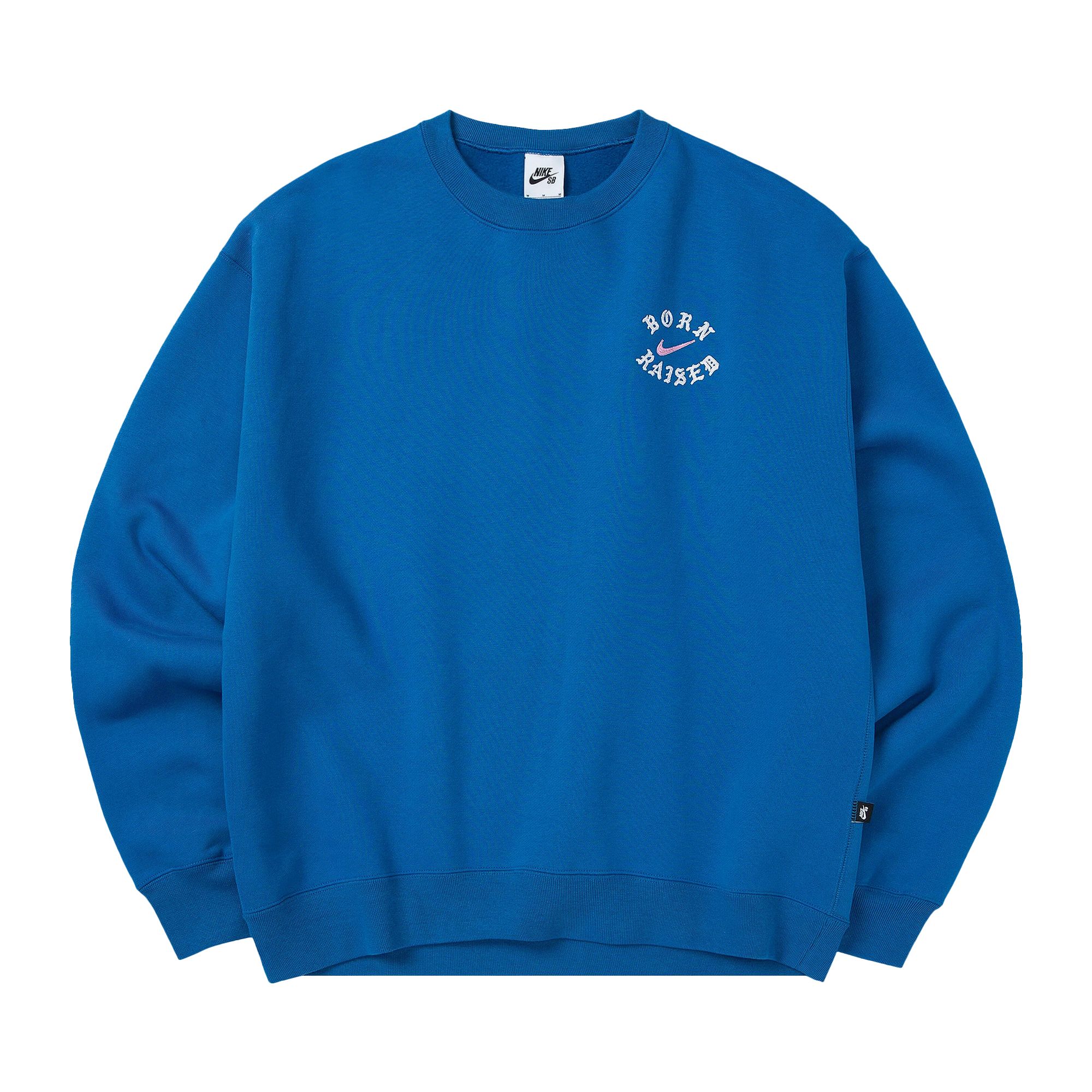 Nike x Born x Raised Crewneck Sweatshirt 'Blue' | Men's Size S