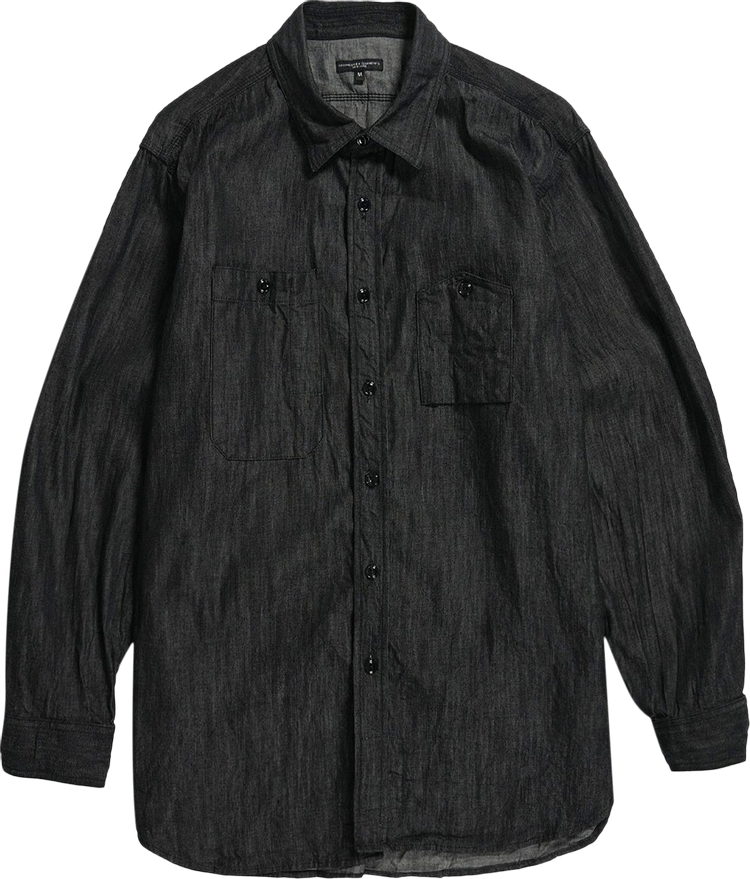 Buy Engineered Garments Work Shirt 'Black' - 23F1A007 BLAC | GOAT