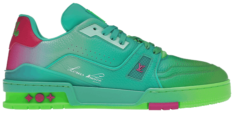 Louis Vuitton Trainer Low Green Ombre