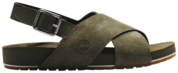 Timberland Wmns Malibu Waves Basic Backstrap Sandal Dark Green
