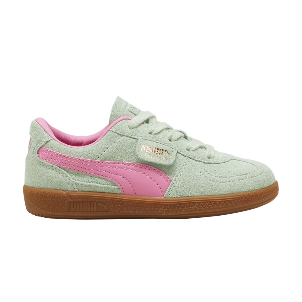 Pre-owned Puma Palermo Little Kid 'fresh Mint Fast Pink Gum' | Green | Kid's Size 12.5